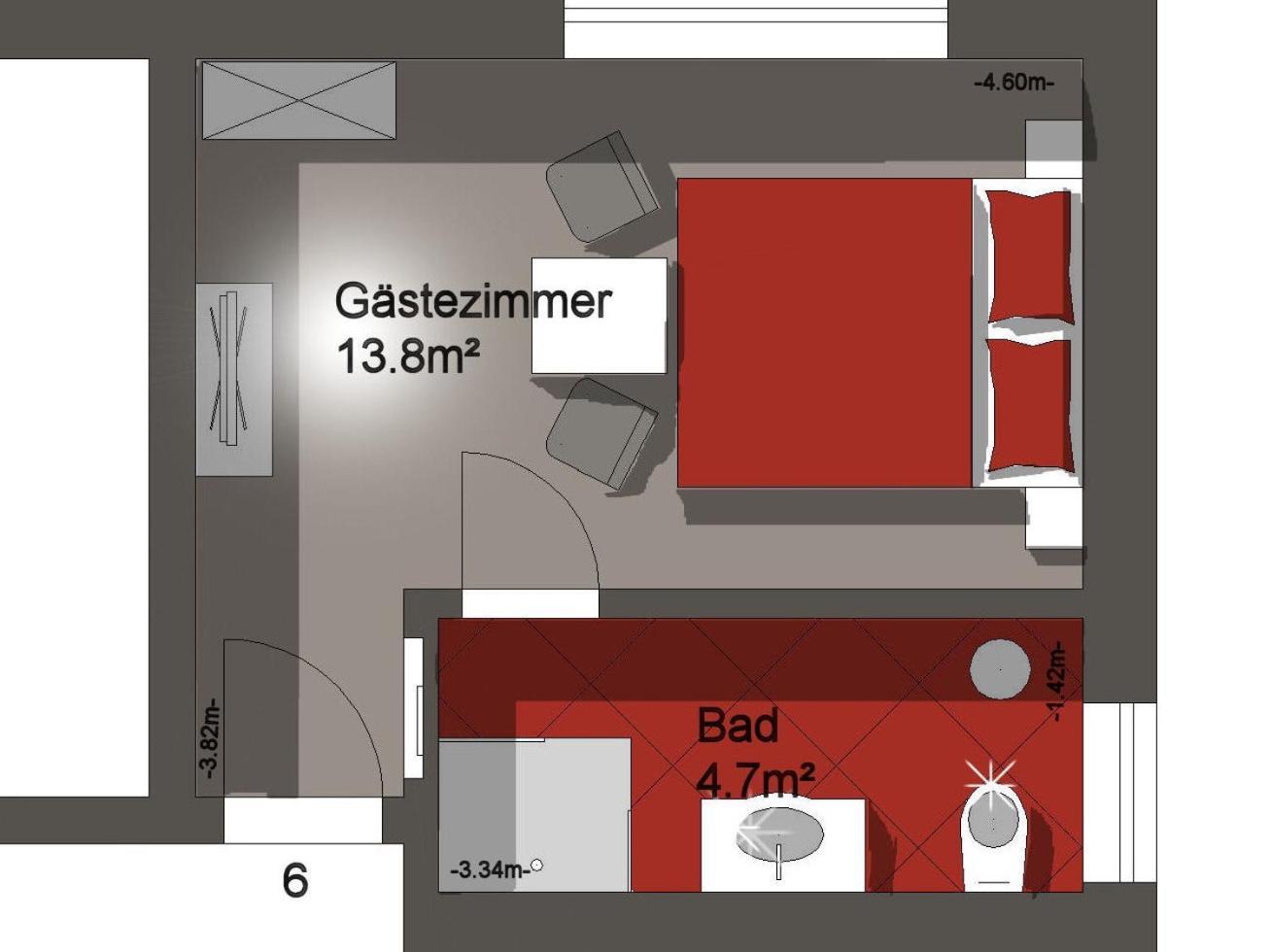 Pension Ruessel-Pub Sangerhausen Δωμάτιο φωτογραφία